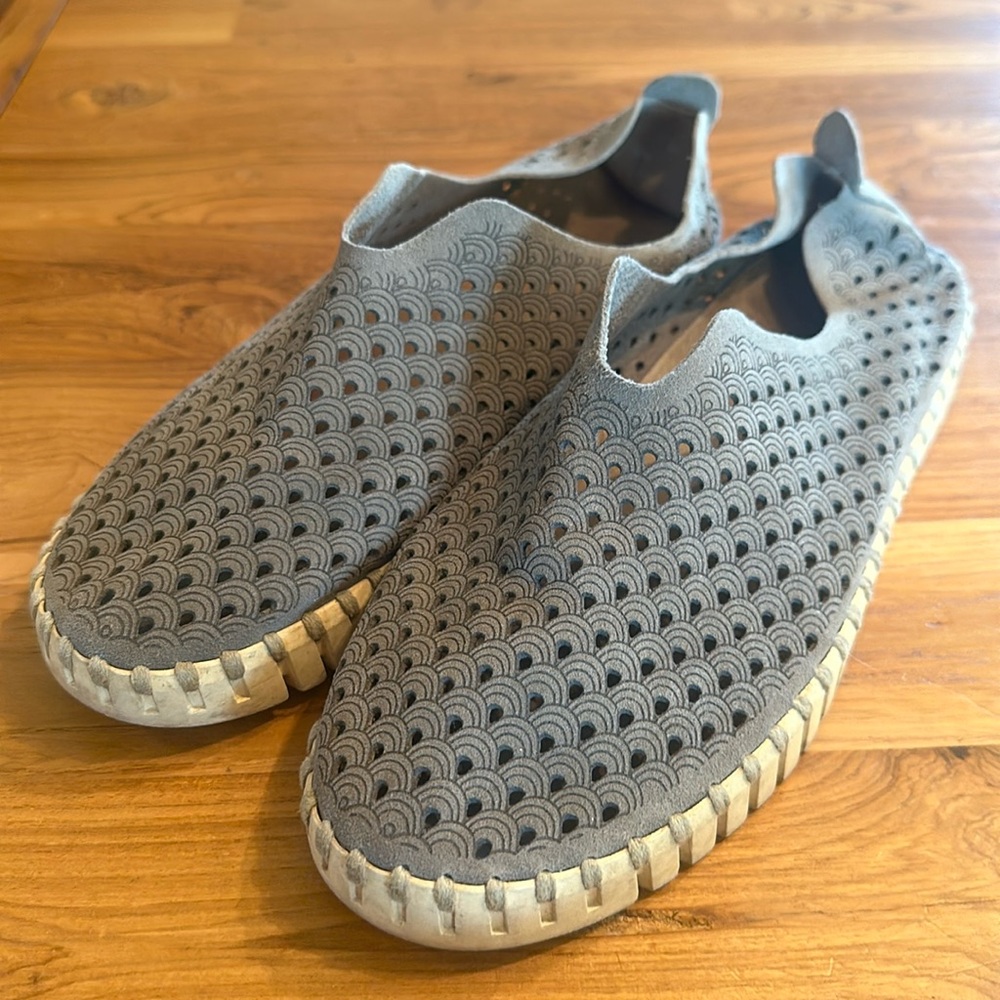 Ilse Jacobsen tulip slip ons - Gray